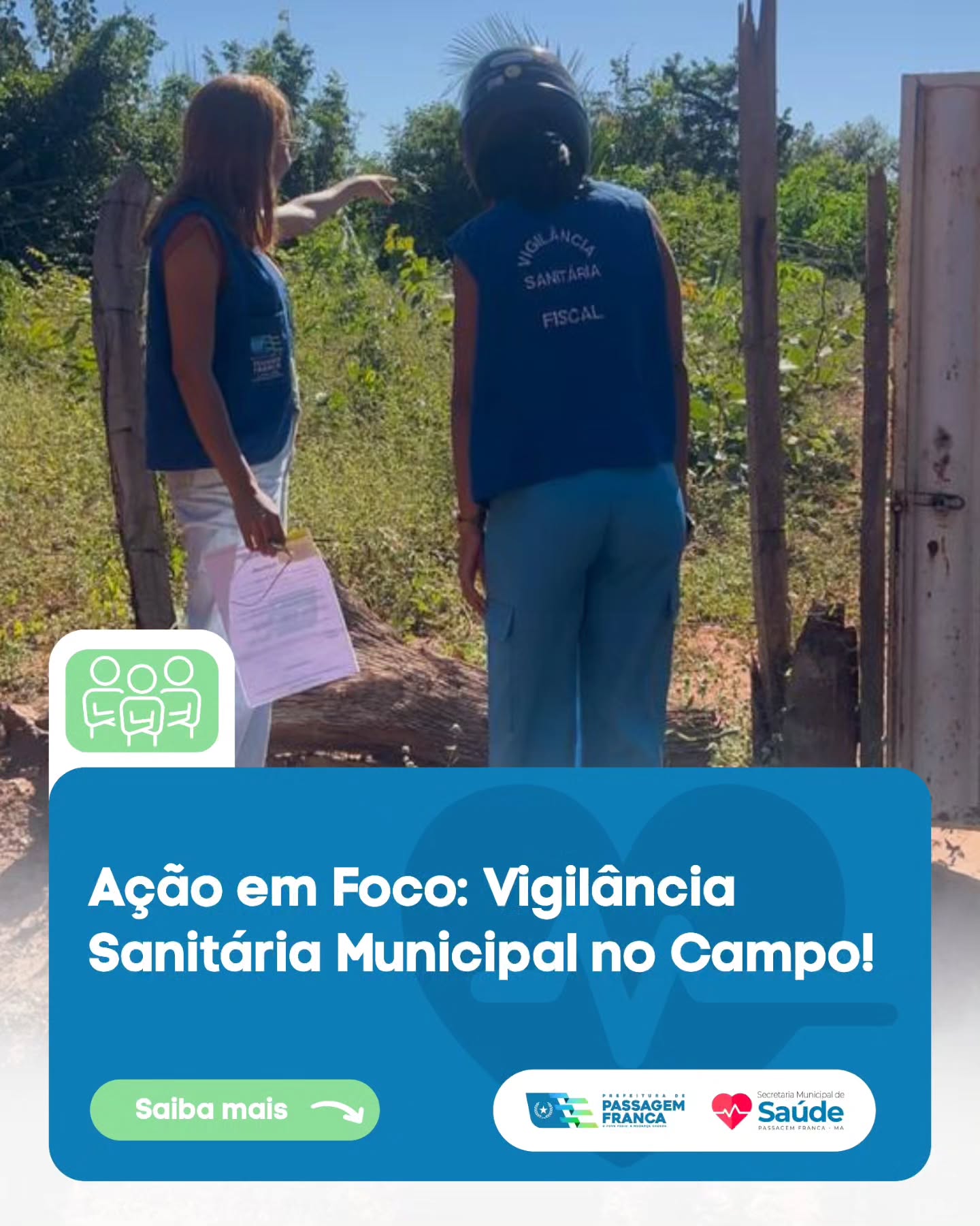Vigilância Sanitária de Passagem Franca realiza visitas de orientação a criadores de suínos na zona rural